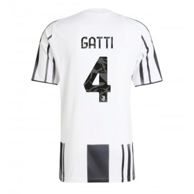 Pánské fotbalový oblečení Juventus Federico Gatti #4 Domácí košile 2025-26 Krátkým Rukávem